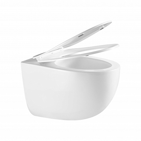 Подвесной унитаз безободковый Terminus Енисей Monolit 560х390 белый Подольск - фото 7