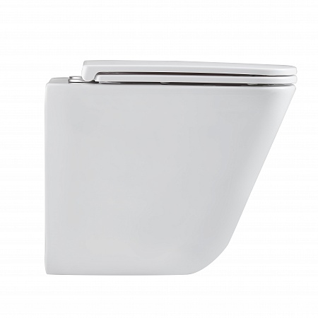 Подвесной унитаз безободковый Terminus Ватикан Monolit 490х340 белый Подольск - фото 4